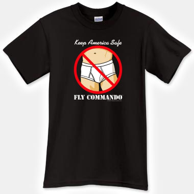 Men's Black FLY COMMANDO T-Shirt